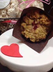 Stawberry Cardamon Muffin & Almond Chocolate Chip Scone Plus Valentine's Day is coming!!!