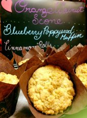 Blueberry Poppyseed Muffins & Orange Walnut Scones Plus Cinnamon Rolls & Schmuffins