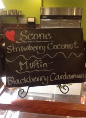Strawberry Coconut Scone & Blackberry Cardamom 