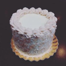 Pistachio Orange Muffin and Blackberry Almond Scone & Strawberry Petite Cake