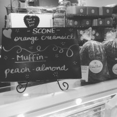 Orange Creamsicle Scone & Peach Almond Muffin