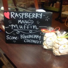 Raspberry Mango Muffin & Blueberry Coconut Scone