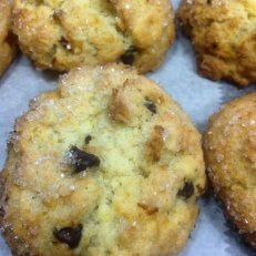 Orange Chocolate Chip Scones & Blueberry Ginger Muffins