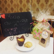 Mocah  Chocolate Chip Muffins and Orange Poppy Scones - Valentine's Week!