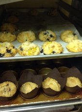 Raspberry Almond Muffins & Blueberry Orange Scones